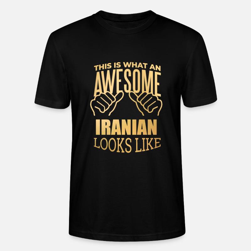 Iran - Stanley/Stella Unisex Bio-T-Shirt CRAFTER - Schwarz