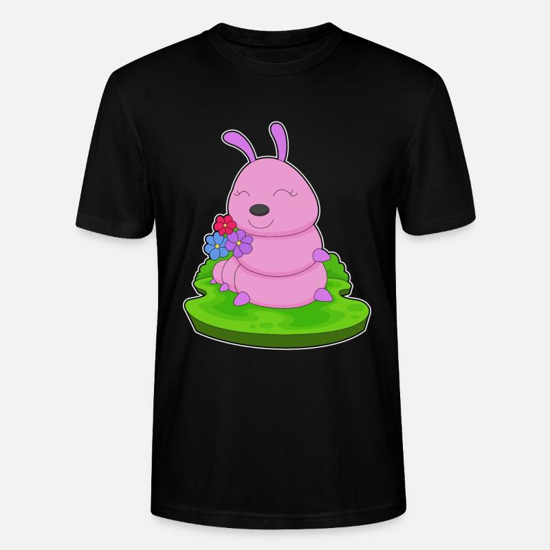 Fleurs de chenille - T-shirt bio CRAFTER Stanley Stella Unisexe - noir