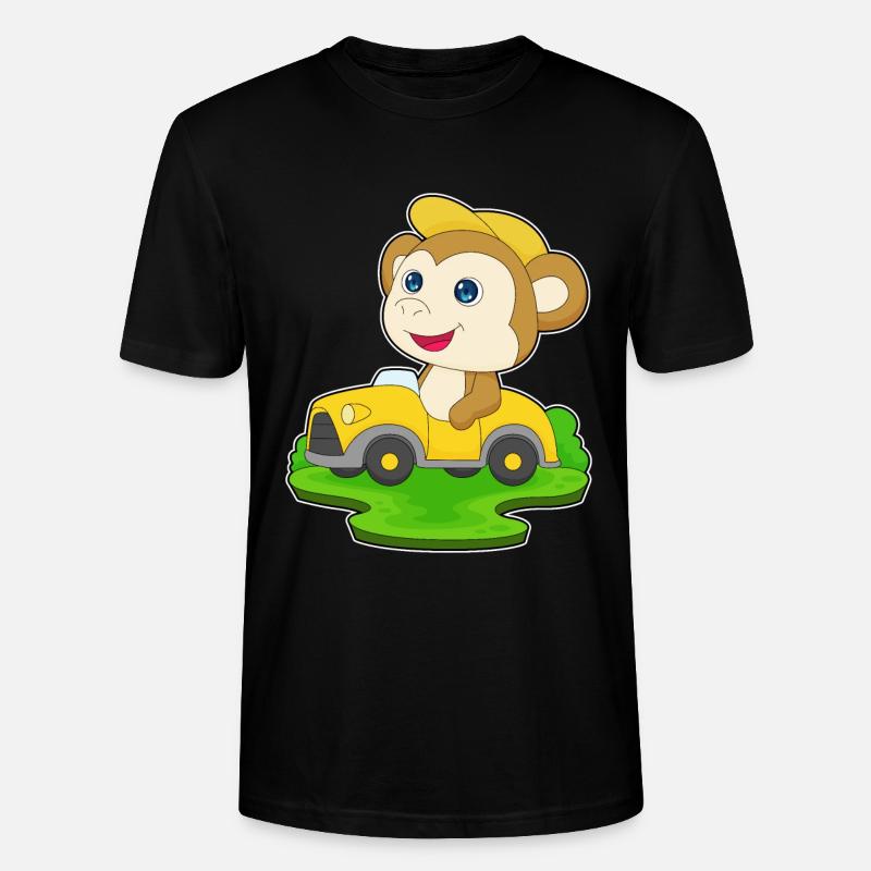 Affe Auto - Stanley/Stella Unisex Bio-T-Shirt CRAFTER - Schwarz