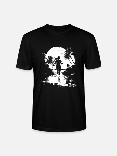 Run - Stanley/Stella CRAFTER Unisex Organic T-Shirt - black