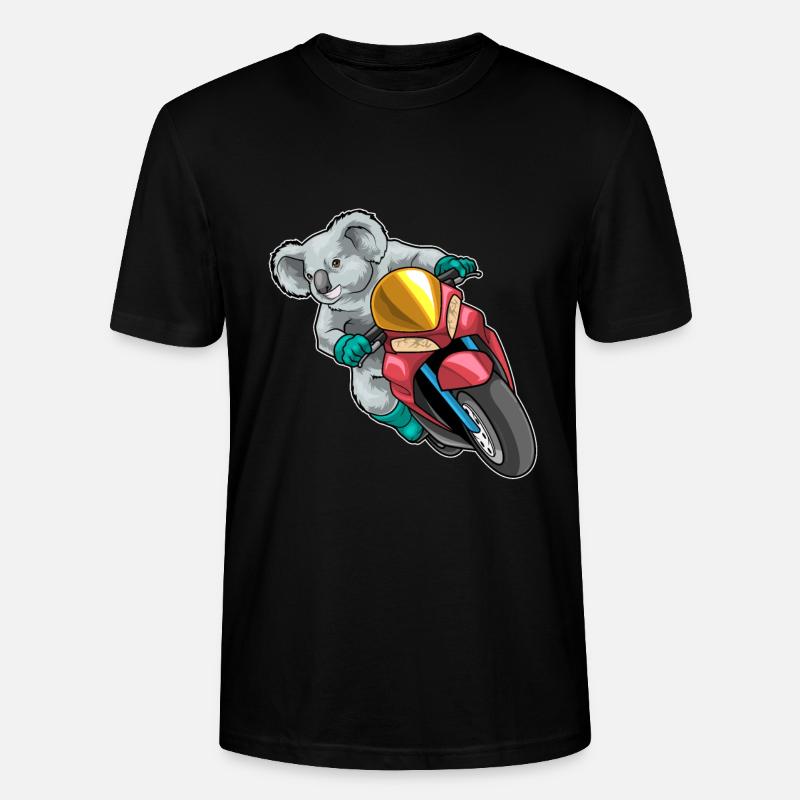 Trottinette Koala - T-shirt bio CRAFTER Stanley Stella Unisexe - noir