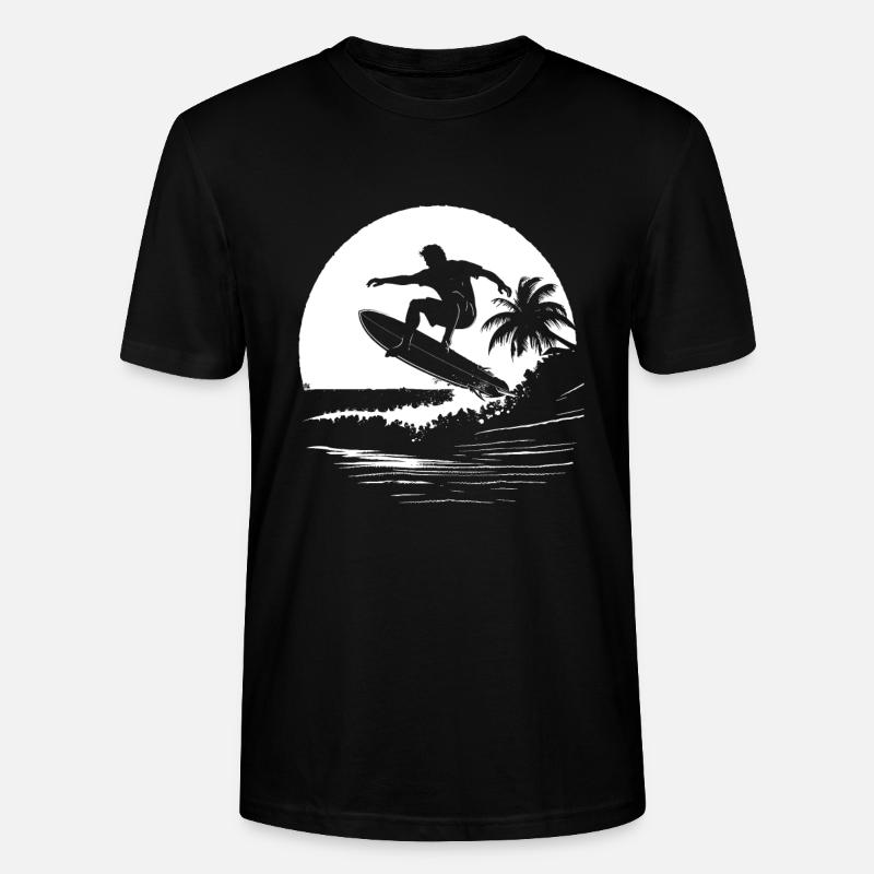Surfer - Stanley/Stella Unisex Bio-T-Shirt CRAFTER - Schwarz