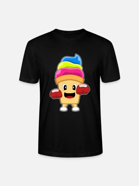 Cupcake Boxer Boxhandschuhe - Stanley/Stella Unisex Bio-T-Shirt CRAFTER - Schwarz