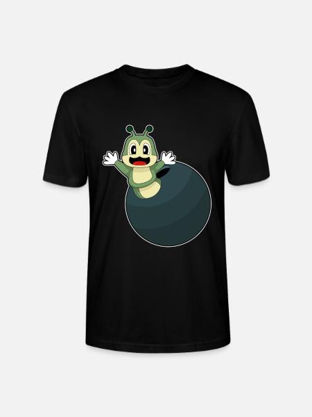 Caterpillar Bowling Bowling Ball - Stanley/Stella CRAFTER Unisex Organic T-Shirt - black