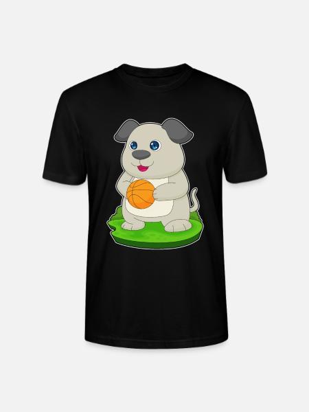 Chien Basketteur Basketteur - T-shirt bio CRAFTER Stanley Stella Unisexe - noir