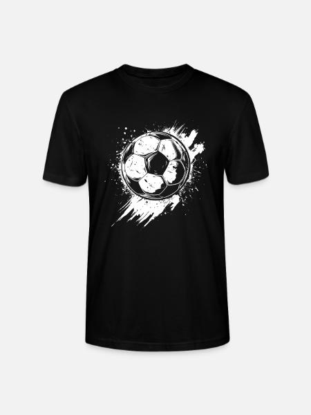 Fußball Graffiti - Stanley/Stella Unisex Bio-T-Shirt CRAFTER - Schwarz