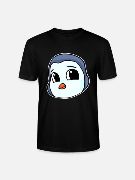 Penguin Head Bird Seabird - Stanley/Stella CRAFTER Unisex Organic T-Shirt - black