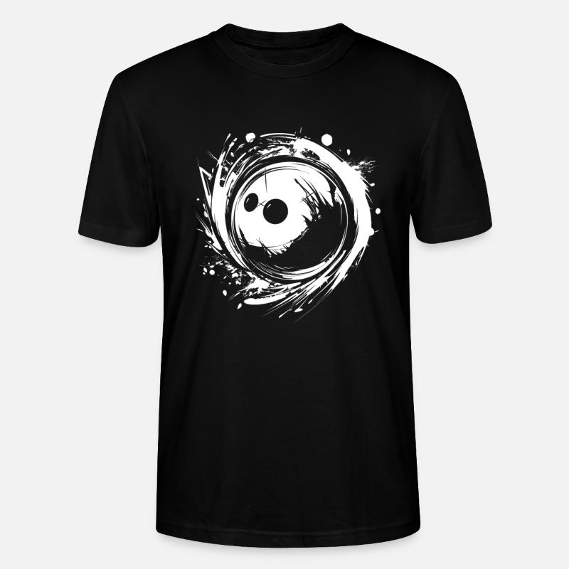 Bowlingkugel - Stanley/Stella Unisex Bio-T-Shirt CRAFTER - Schwarz