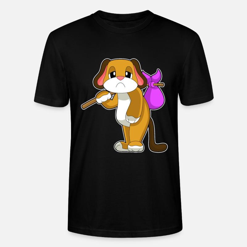 Hund Obdachlos - Stanley/Stella Unisex Bio-T-Shirt CRAFTER - Schwarz
