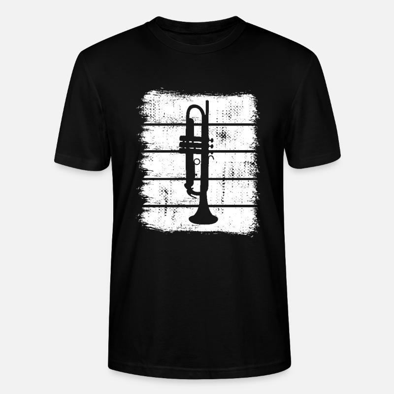 Trompete - Stanley/Stella Unisex Bio-T-Shirt CRAFTER - Schwarz