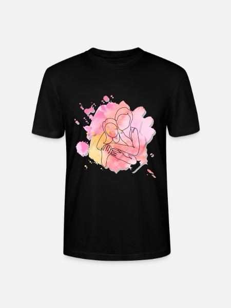 Lieblingsmensch - Schwesternliebe - Stanley/Stella Unisex Bio-T-Shirt CRAFTER - Schwarz