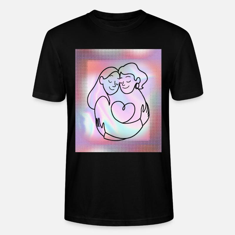 Lieblingsmensch-Mutter-Tochter-Schwester-Freundin - Stanley/Stella Unisex Bio-T-Shirt CRAFTER - Schwarz
