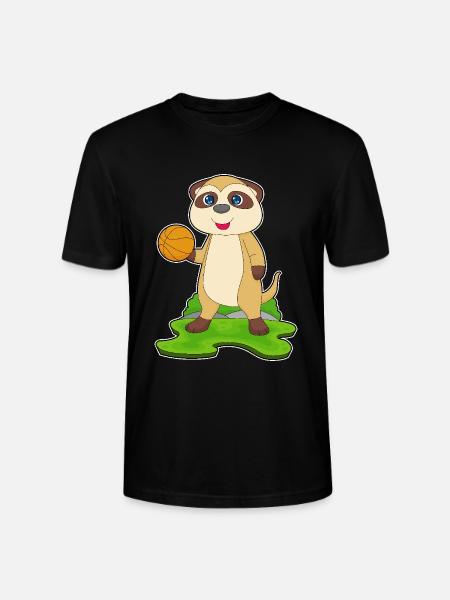 Meerkat Basketteur Basketteur - T-shirt bio CRAFTER Stanley Stella Unisexe - noir