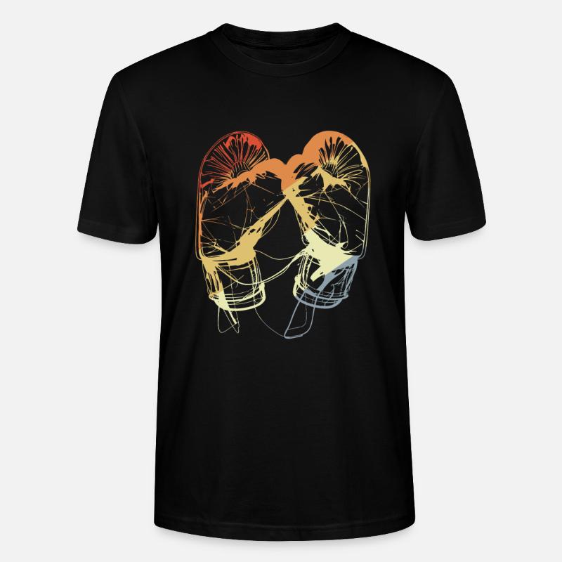 Retro Boxhandschuhe - Stanley/Stella Unisex Bio-T-Shirt CRAFTER - Schwarz