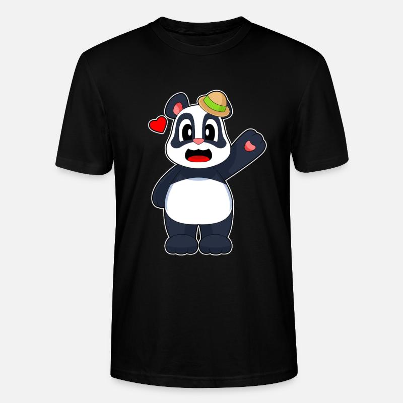 Panda Hut - Stanley/Stella Unisex Bio-T-Shirt CRAFTER - Schwarz