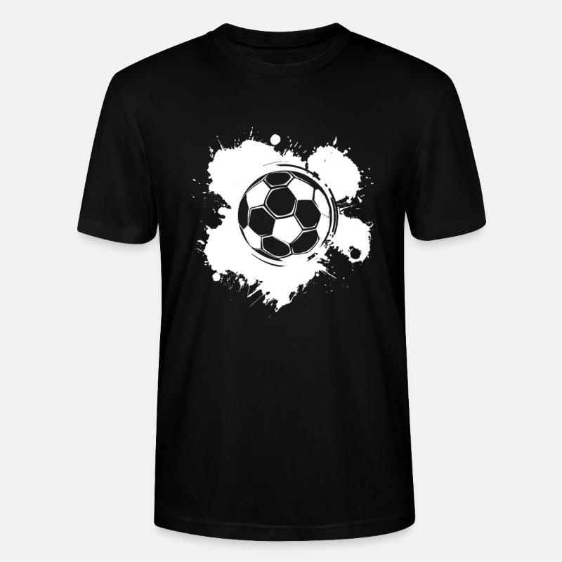 Fußball - Stanley/Stella Unisex Bio-T-Shirt CRAFTER - Schwarz