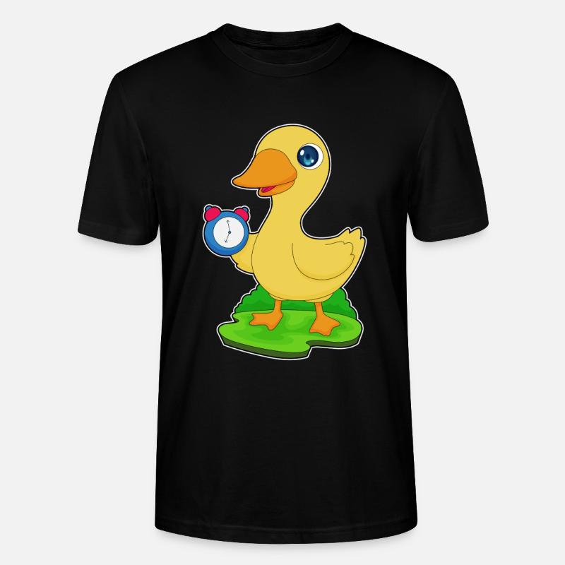 Réveil canard - T-shirt bio CRAFTER Stanley Stella Unisexe - noir