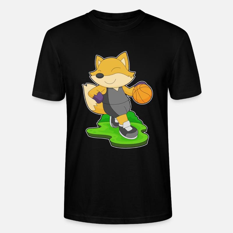 Fox Basketteur Basketteur - T-shirt bio CRAFTER Stanley Stella Unisexe - noir