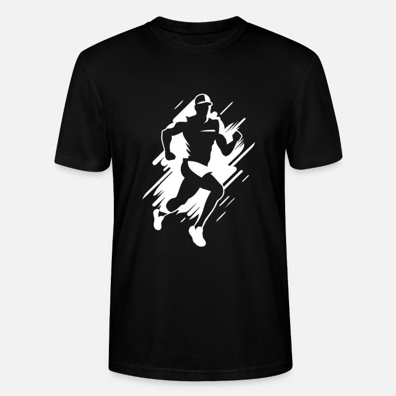 Graphique de jogging - T-shirt bio CRAFTER Stanley Stella Unisexe - noir