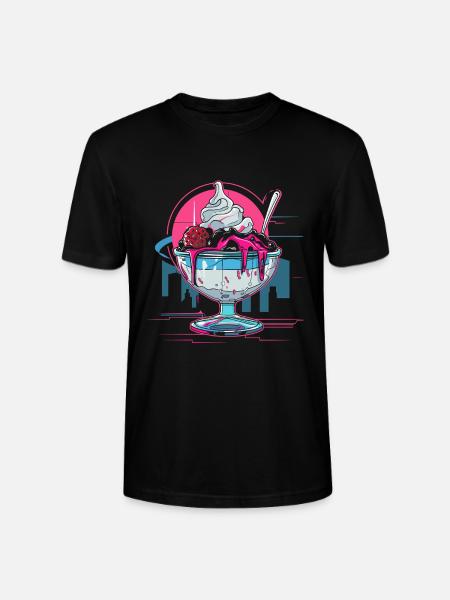 Coupe glacée Retrowave - T-shirt bio CRAFTER Stanley Stella Unisexe - noir