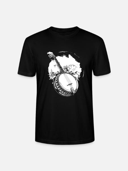 Banjo - Stanley/Stella CRAFTER Unisex Organic T-Shirt - black