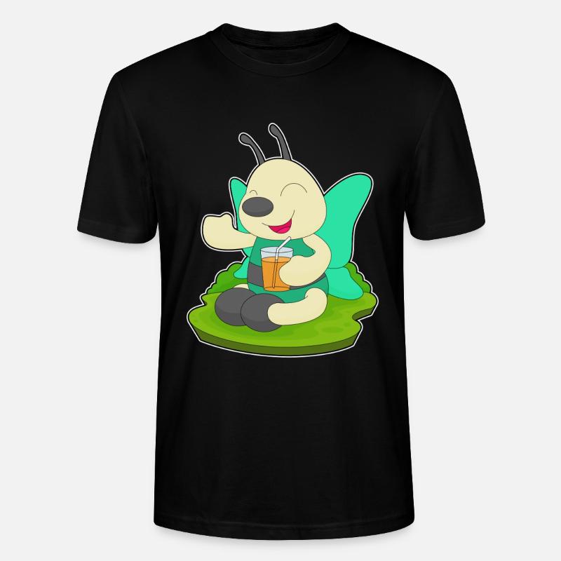 Schmetterling Saft - Stanley/Stella Unisex Bio-T-Shirt CRAFTER - Schwarz
