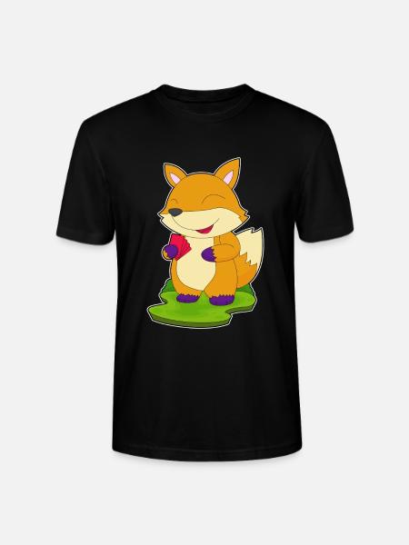Fox Poker Poker Cards - Stanley/Stella CRAFTER Unisex Organic T-Shirt - black
