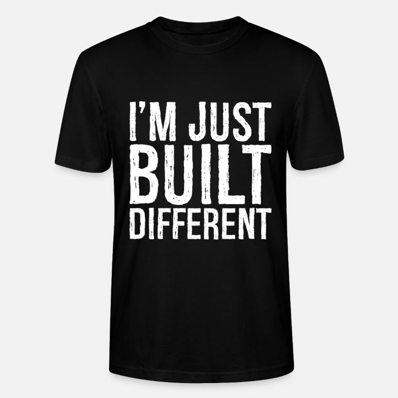 Je suis juste construit différemment - T-shirt bio CRAFTER Stanley Stella Unisexe - noir