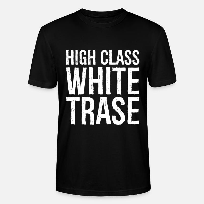 Trase blanche de grande classe - T-shirt bio CRAFTER Stanley Stella Unisexe - noir