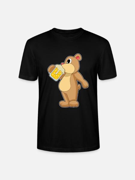 Bär Beer - Stanley/Stella CRAFTER Unisex Organic T-Shirt - black