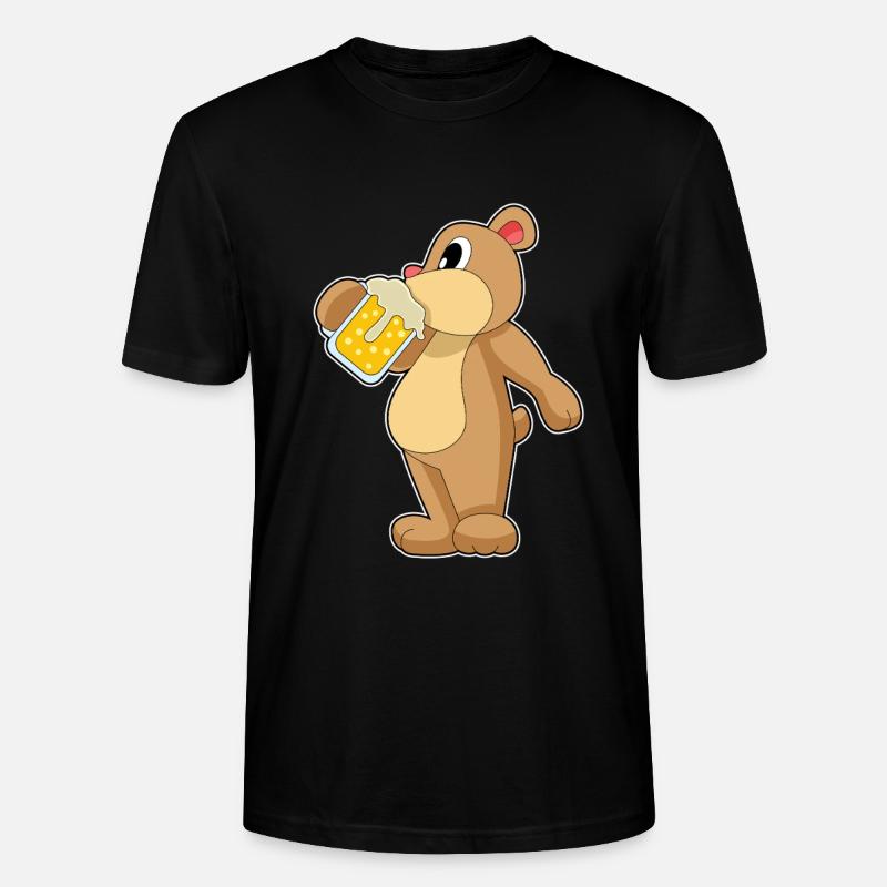 Bière Bär - T-shirt bio CRAFTER Stanley Stella Unisexe - noir