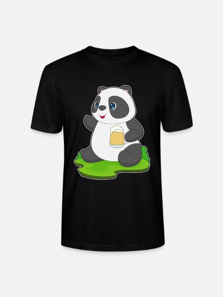 Bière Panda - T-shirt bio CRAFTER Stanley Stella Unisexe - noir