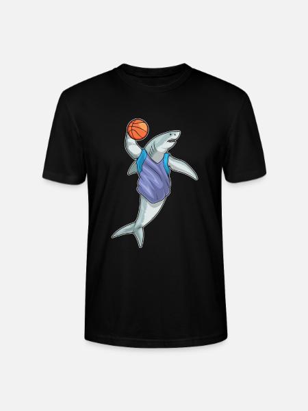 Requin Basketteur Basketteur - T-shirt bio CRAFTER Stanley Stella Unisexe - noir