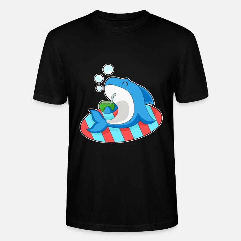 Requin Été Noix de - T-shirt bio CRAFTER Stanley Stella Unisexe - noir