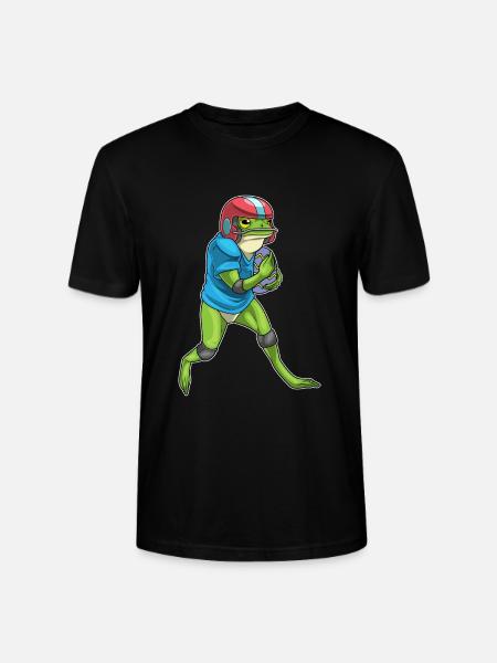 Frog Easter American Football - Stanley/Stella CRAFTER Unisex Organic T-Shirt - black
