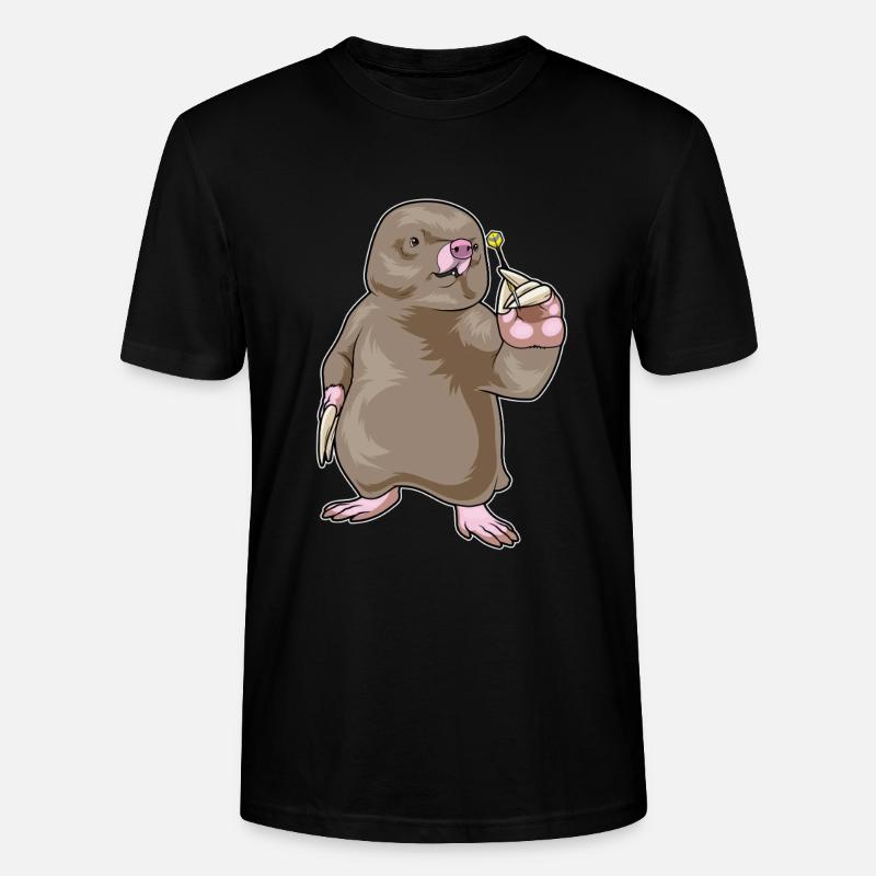 Maulwurf Dart Dartpfeil - Stanley/Stella Unisex Bio-T-Shirt CRAFTER - Schwarz