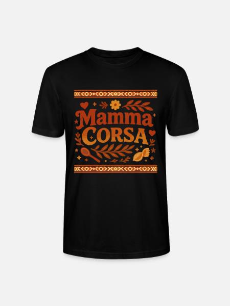 Mamma Corsa - T-shirt bio CRAFTER Stanley Stella Unisexe - noir