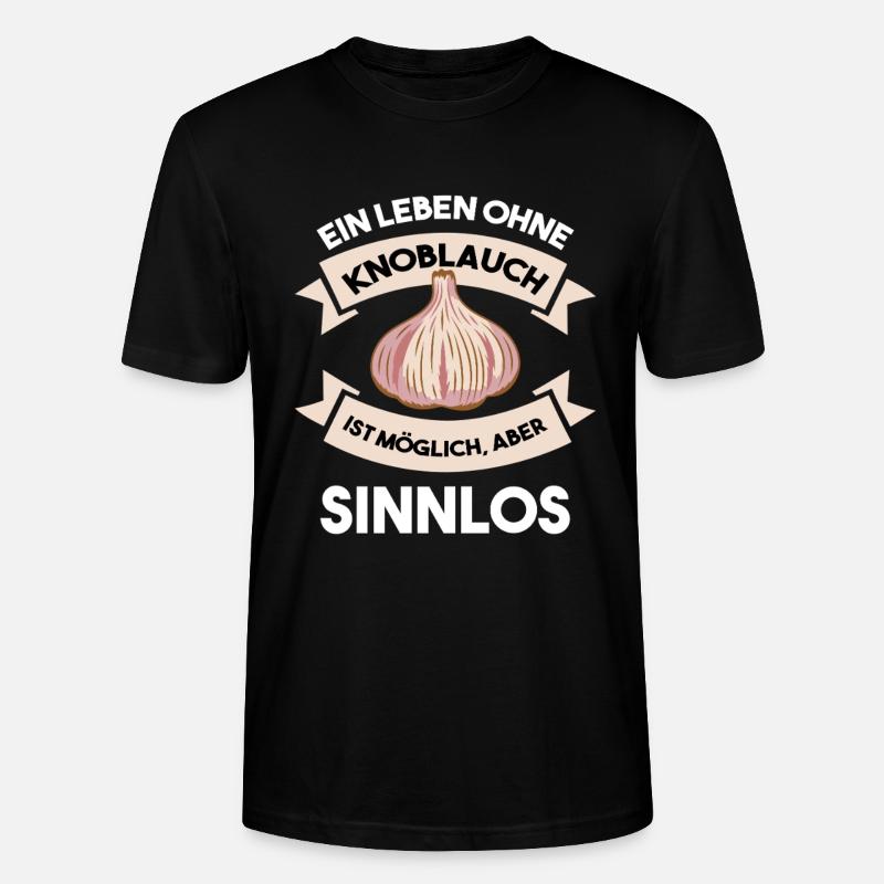 Inutile sans ail - T-shirt bio CRAFTER Stanley Stella Unisexe - noir