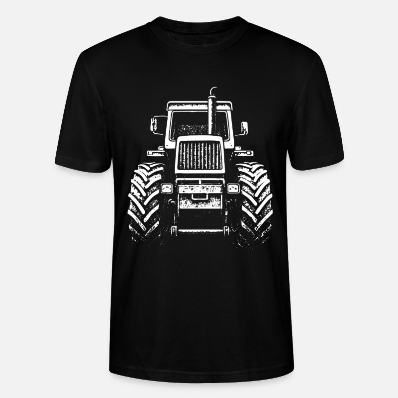 Force frontale - T-shirt bio CRAFTER Stanley Stella Unisexe - noir