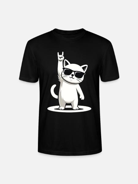 Rock'n' Miez - Stanley/Stella Unisex Bio-T-Shirt CRAFTER - Schwarz
