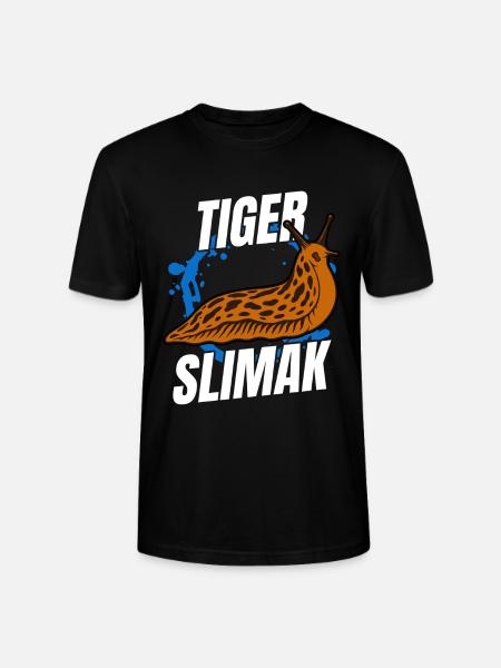 Tiger Slimak Shirt | Funny shirt - Stanley/Stella CRAFTER Unisex Organic T-Shirt - black