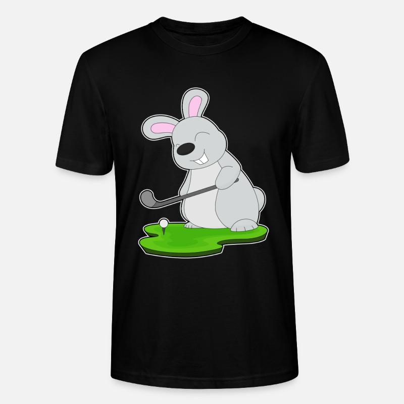 Hase Golf Golfschläger - Stanley/Stella Unisex Bio-T-Shirt CRAFTER - Schwarz