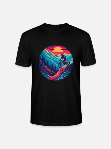 VTT à l’ancienne - T-shirt bio CRAFTER Stanley Stella Unisexe - noir