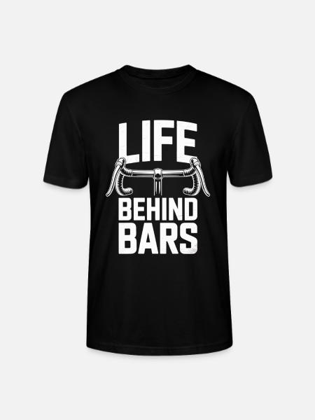 Lifestyle Bicycle Graphic - Stanley/Stella CRAFTER Unisex Organic T-Shirt - black