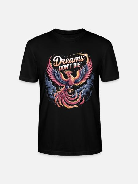 Mythical phoenix with motif - Stanley/Stella CRAFTER Unisex Organic T-Shirt - black