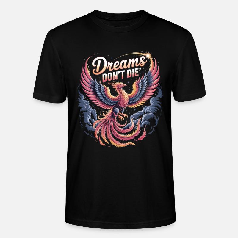Mythischer Phönix mit Motiv  - Stanley/Stella Unisex Bio-T-Shirt CRAFTER - Schwarz