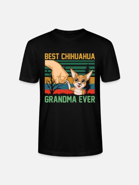 Chihuahua - T-shirt bio CRAFTER Stanley Stella Unisexe - noir