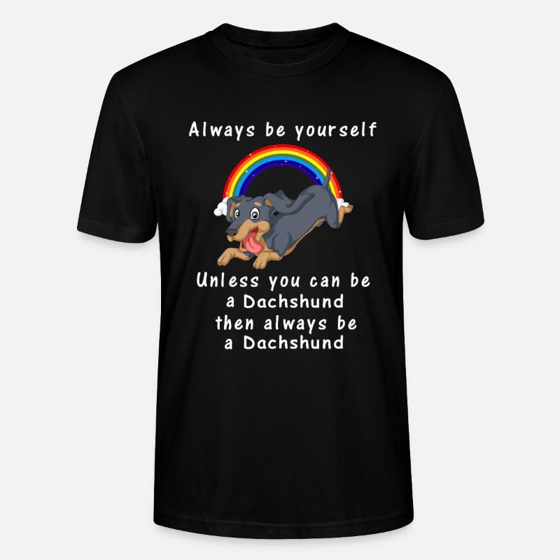 Dackel - Stanley/Stella Unisex Bio-T-Shirt CRAFTER - Schwarz