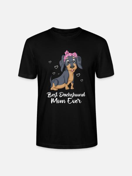 maman teckel - T-shirt bio CRAFTER Stanley Stella Unisexe - noir