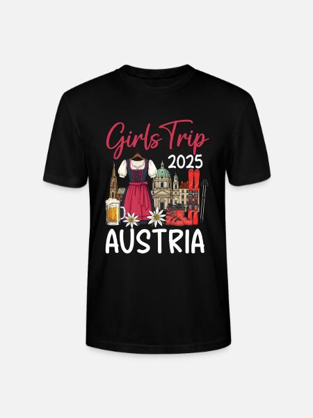 Girls Trip 2025 Austria - Stanley/Stella CRAFTER Unisex Organic T-Shirt - black